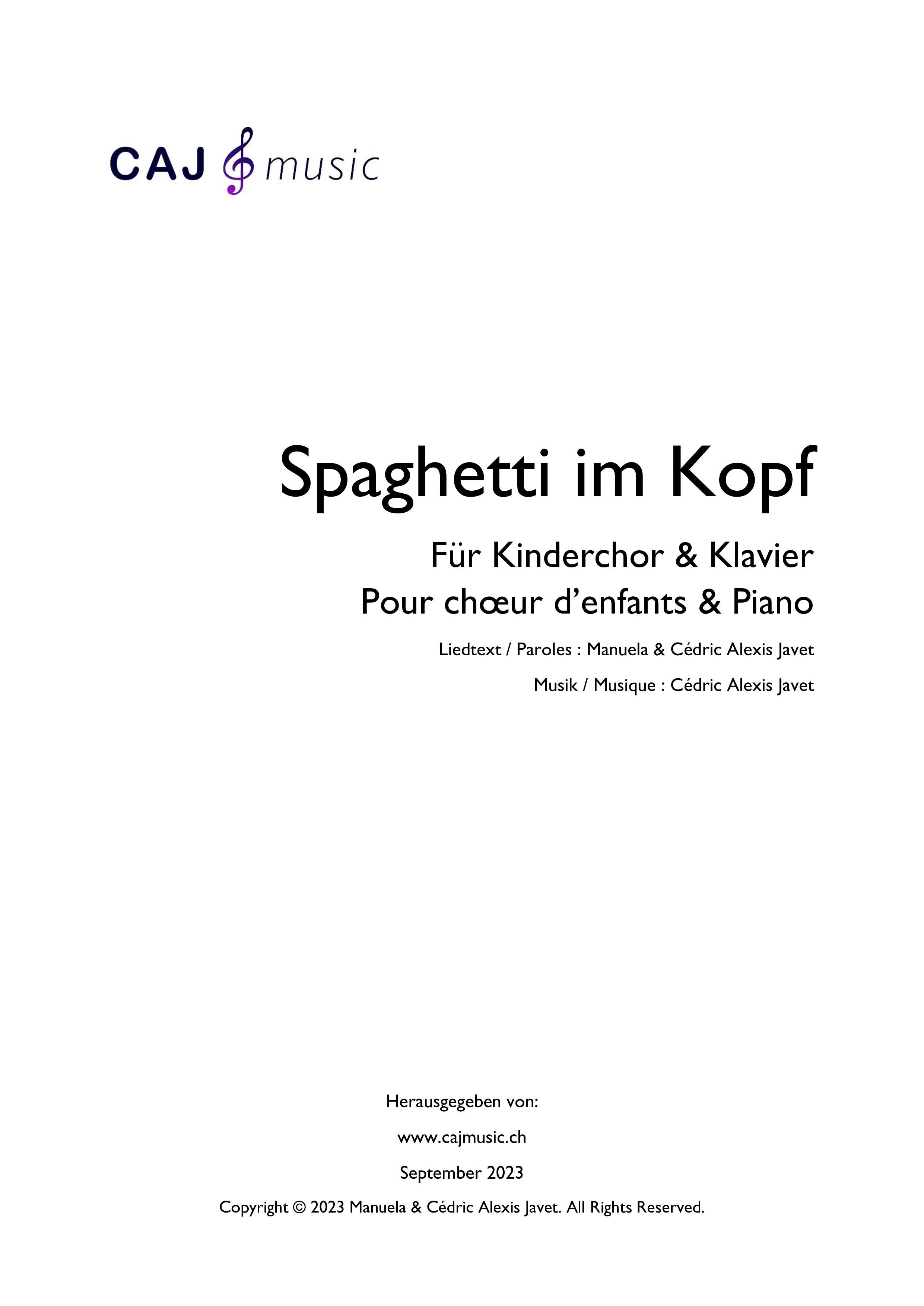 Spaghetti im Kopf